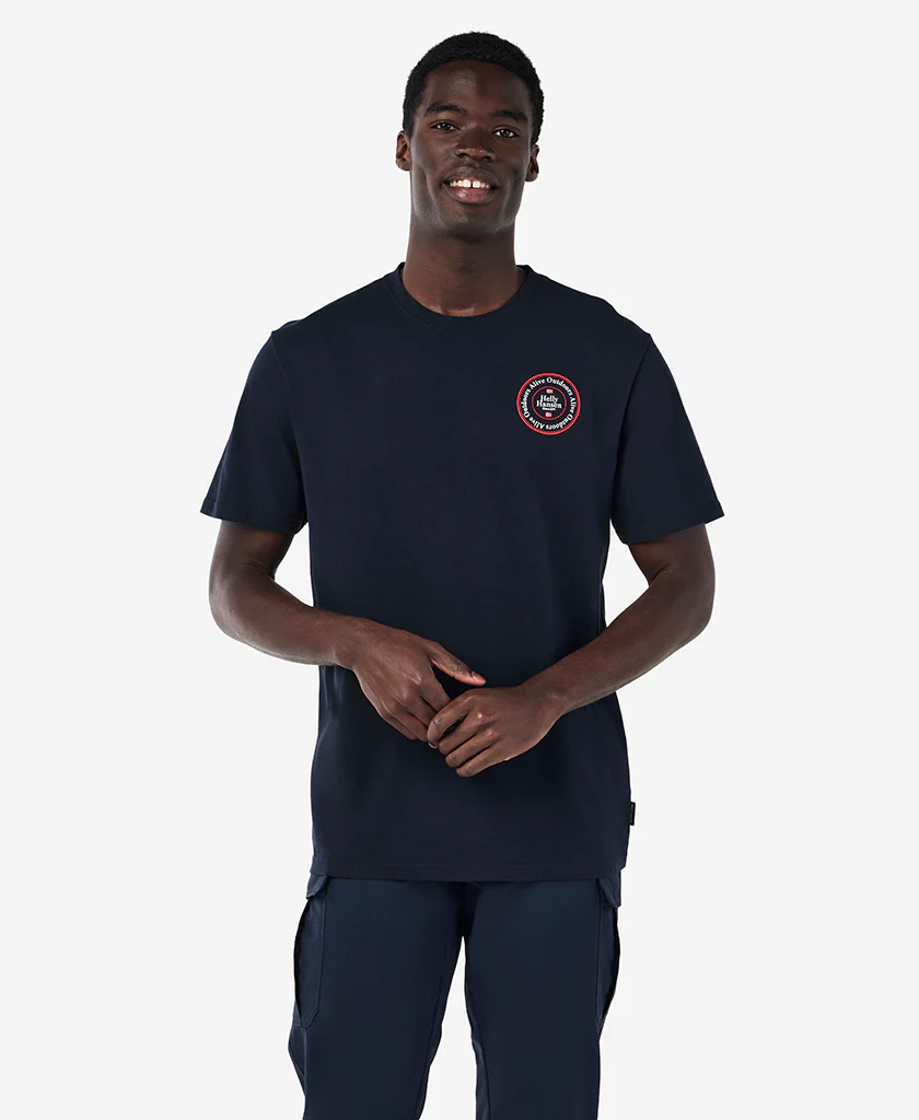 ALIVE OUTDOORS T-SHIRT, Navy