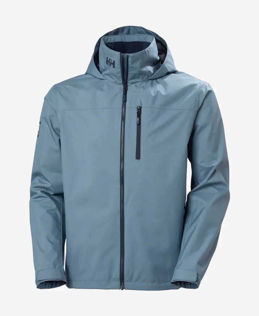 CREW HOODED JACKET 2.0, Washed Navy - Image 3