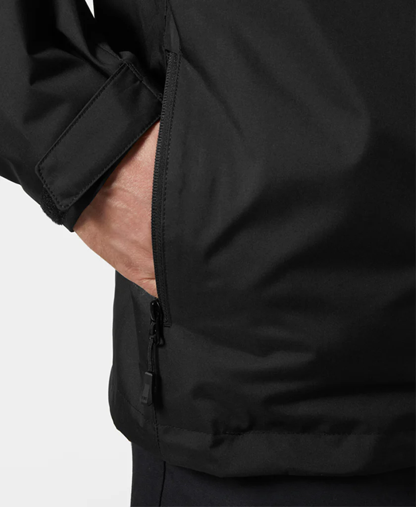 CREW HOODED MIDLAYER JACKET 2, Black - Image 3