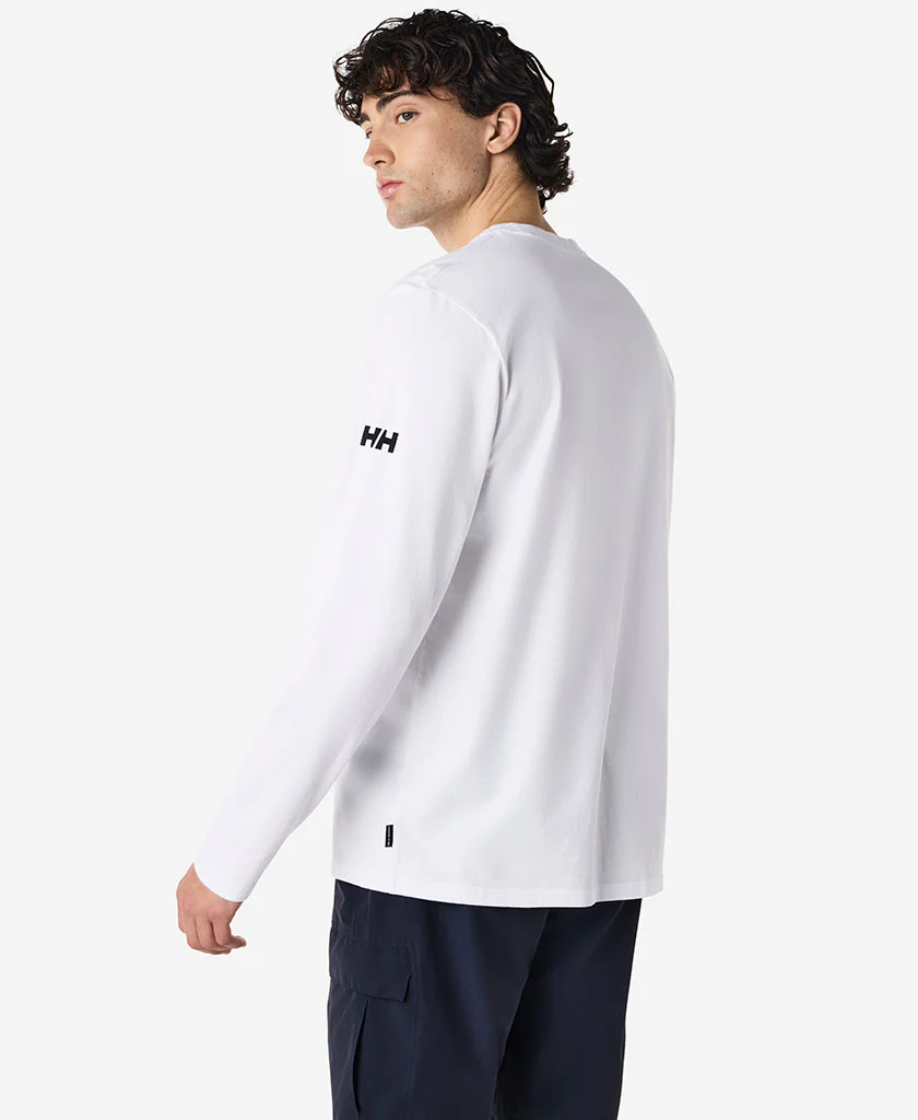 CREW L/S T-SHIRT, White - Image 2