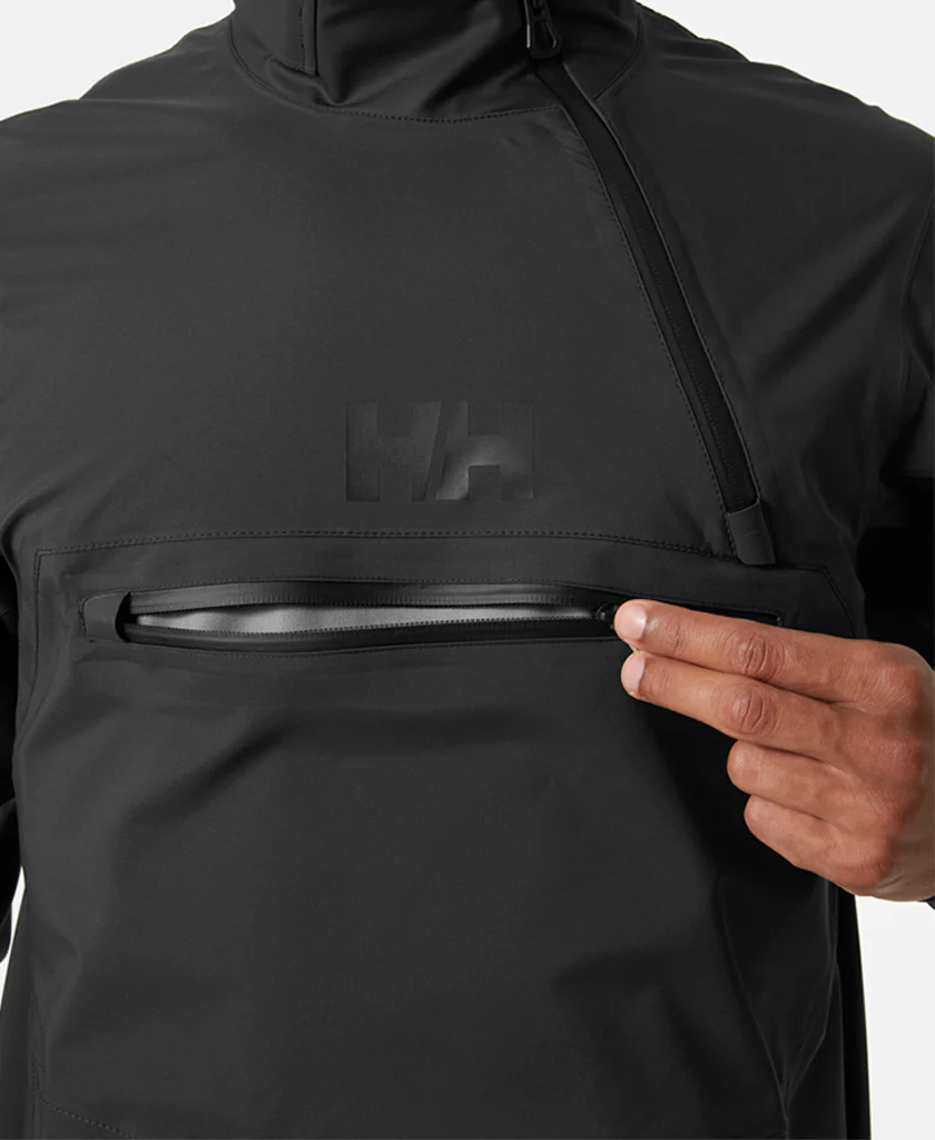 FOIL SHELL SMOCK, Ebony - Image 3