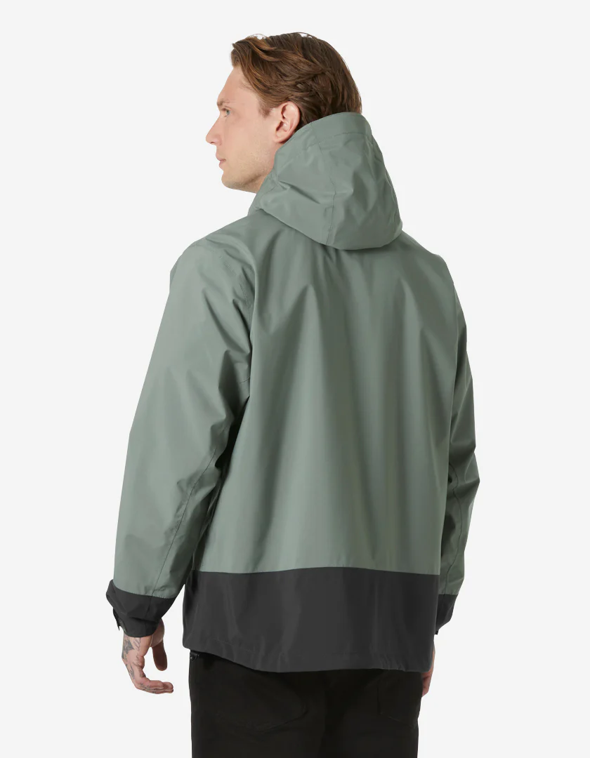 HH BLOCK HOODED JACKET, Grey Cactus - Image 2
