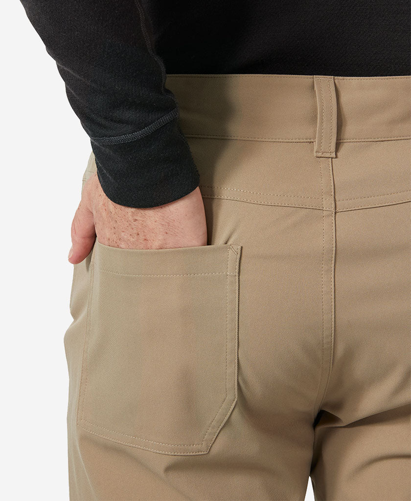 HOLMEN 5 POCKET PANT, Pebble - Image 3