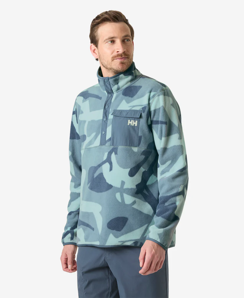 MARIDALEN PRINTED FLEECE, Windy Blue HH JPN Camo