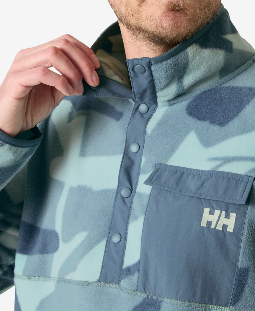 MARIDALEN PRINTED FLEECE, Windy Blue HH JPN Camo - Image 2