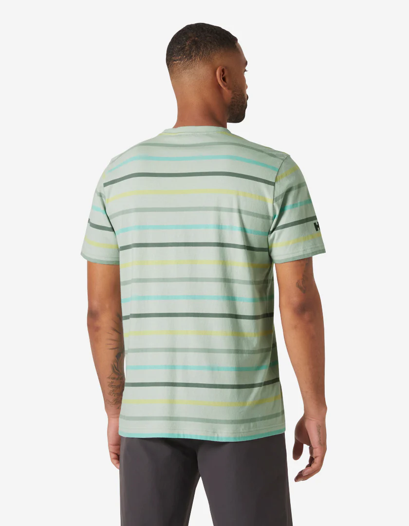 NEWPORT T-SHIRT 2.0, Green Mist Multistripe - Image 2