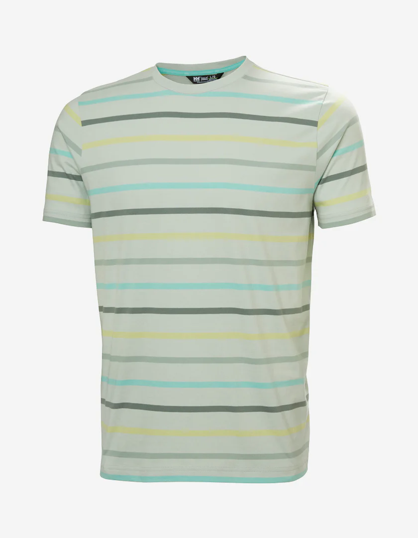NEWPORT T-SHIRT 2.0, Green Mist Multistripe - Image 5