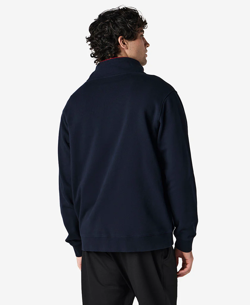 NORDIC HALF ZIP FLEECE, Navy - Image 2