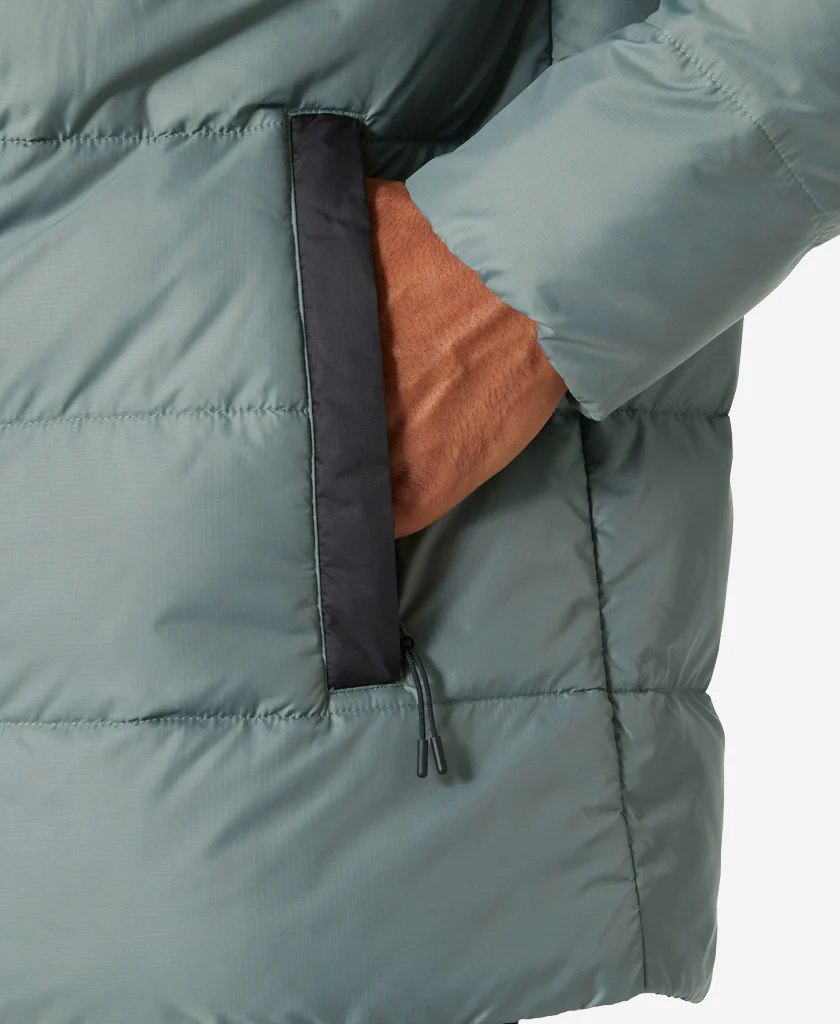 OSLO LIGHT PUFFY JACKET, Grey Cactus - Image 4