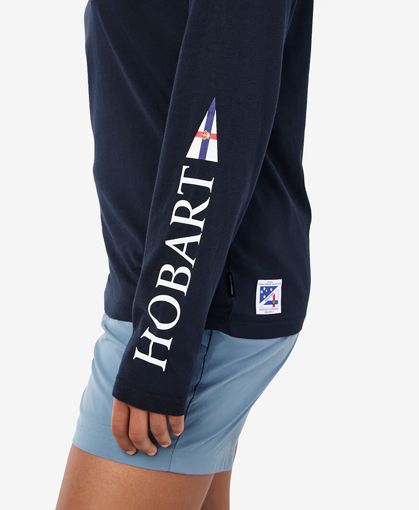 RSHYR25 BURGEE LS T-SHIRT, Navy - Image 2