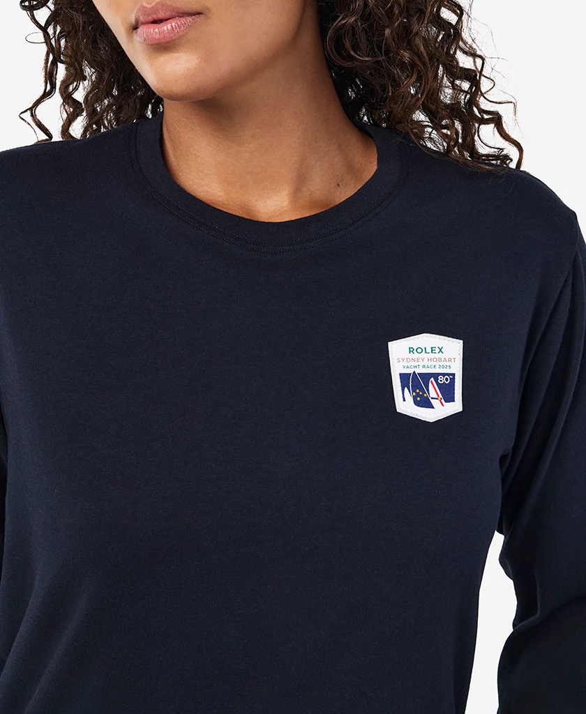 RSHYR25 BURGEE LS T-SHIRT, Navy - Image 3