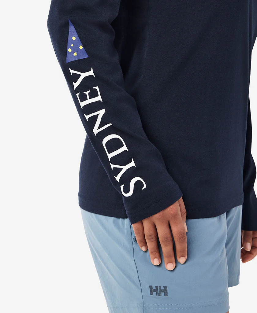 RSHYR25 BURGEE LS T-SHIRT, Navy - Image 4