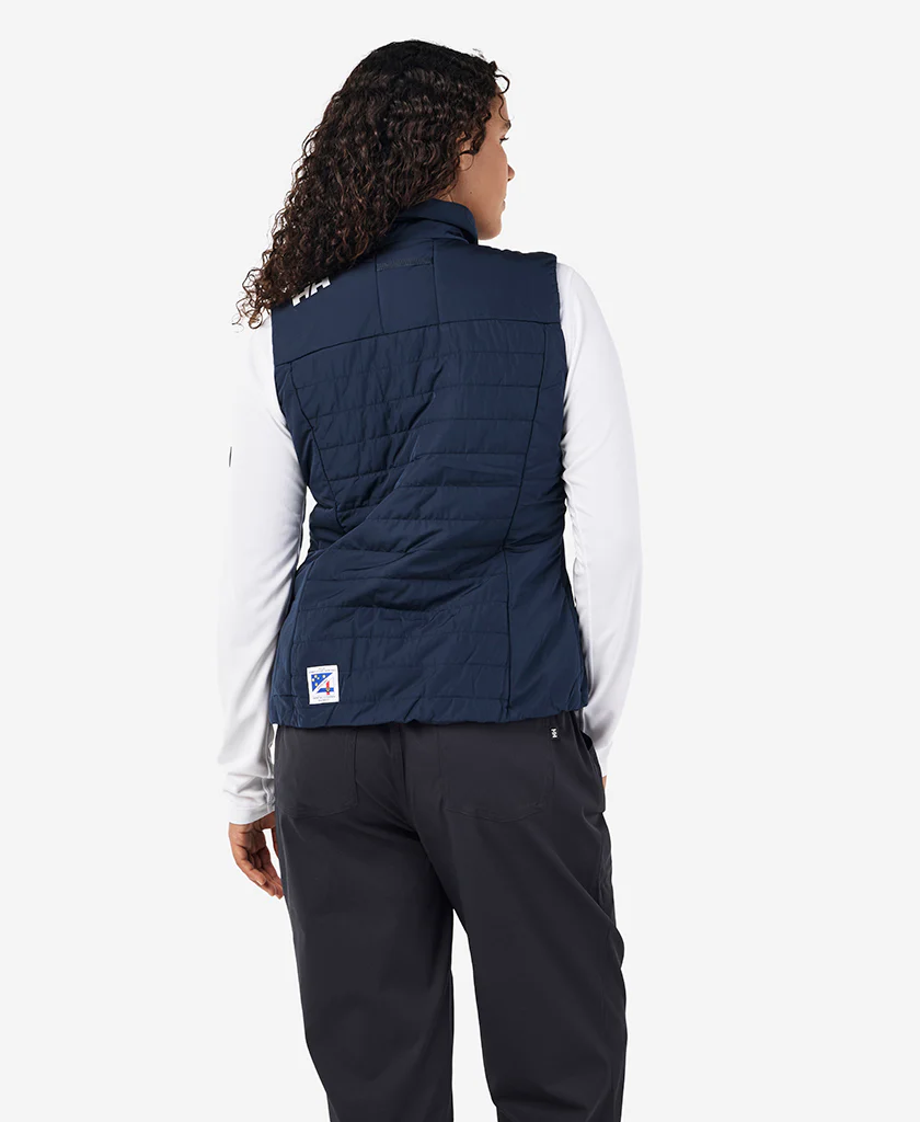 RSHYR25 W CREW INSULATOR VEST, Navy - Image 2