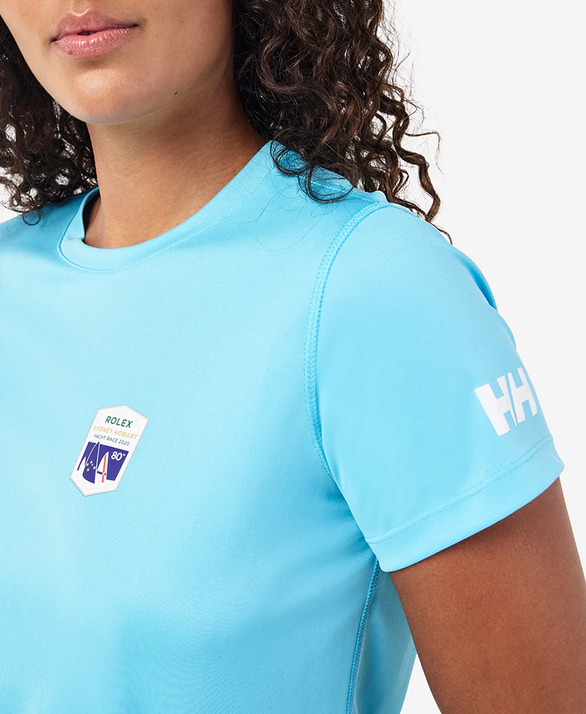 RSHYR25 W TECH T-SHIRT, Aqua - Image 2