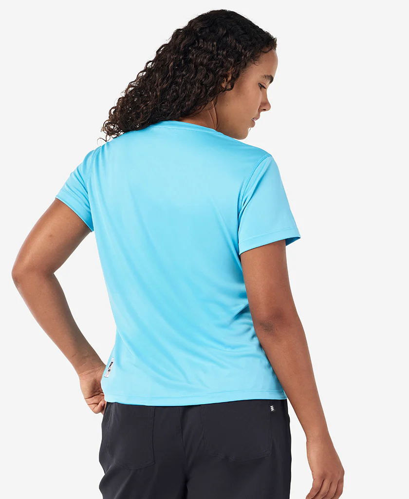 RSHYR25 W TECH T-SHIRT, Aqua - Image 4
