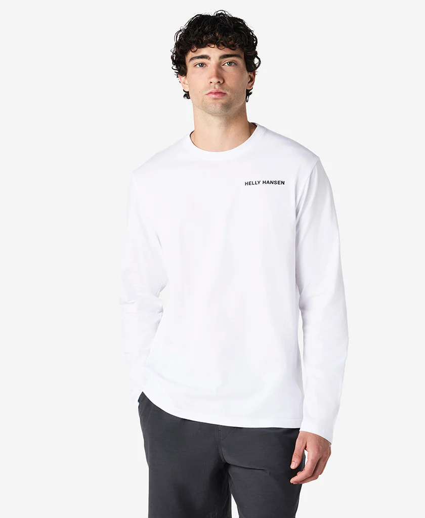 SCENIC L/S T-SHIRT, White