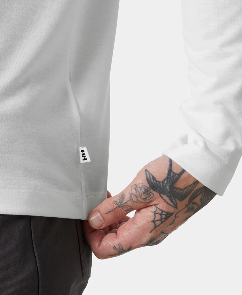 SKOG GRAPHIC LS TEE, White - Image 4
