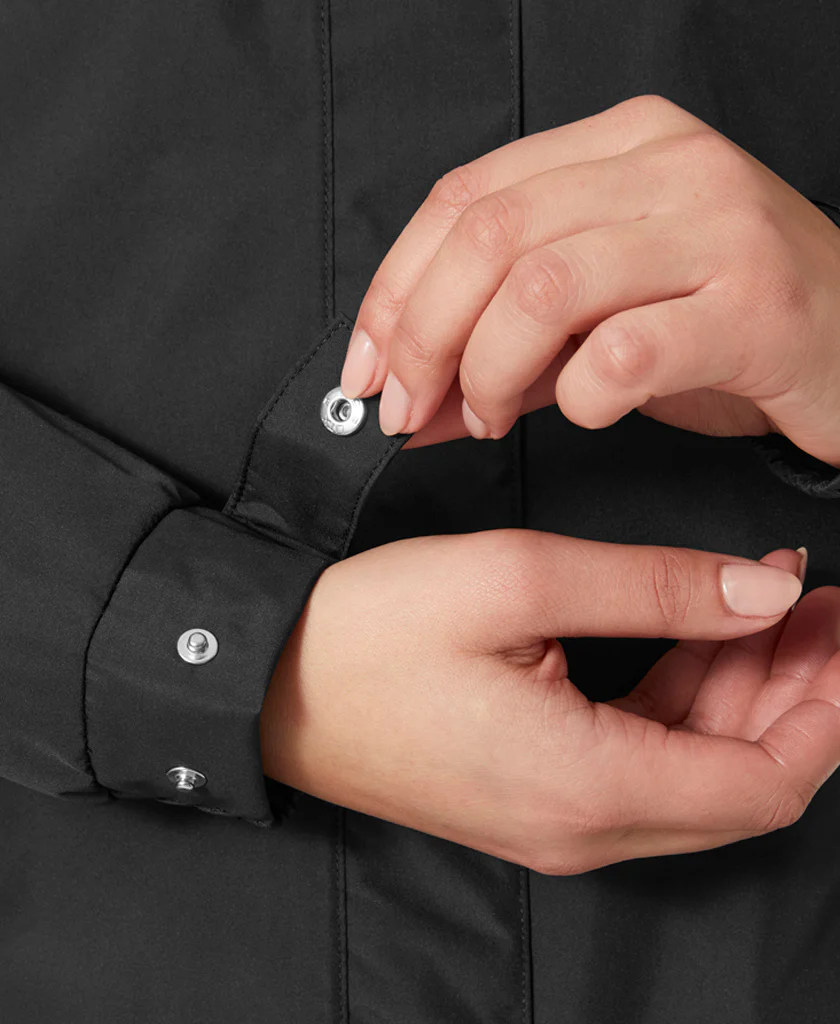 W ADEN LONG JACKET, Black - Image 4
