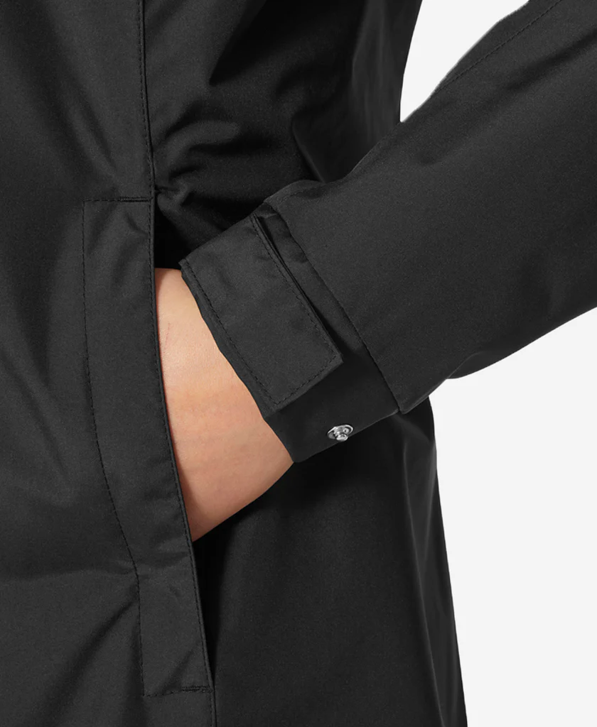 W ADEN LONG JACKET, Black - Image 5