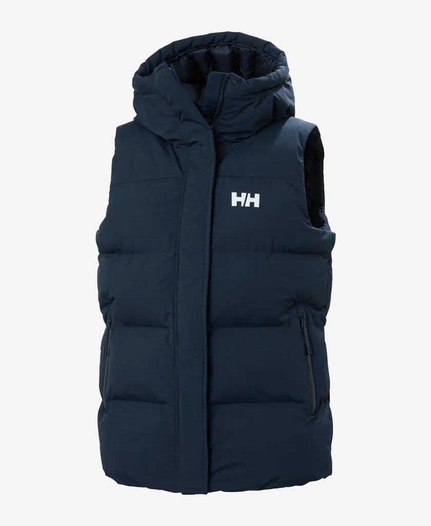 W ADORE PUFFY VEST, Navy - Image 5