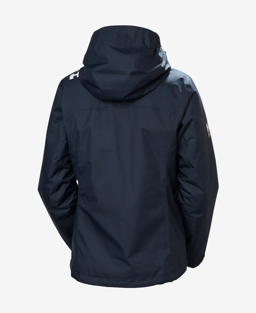 W CREW HOODED PILE JACKET, Navy - Image 2