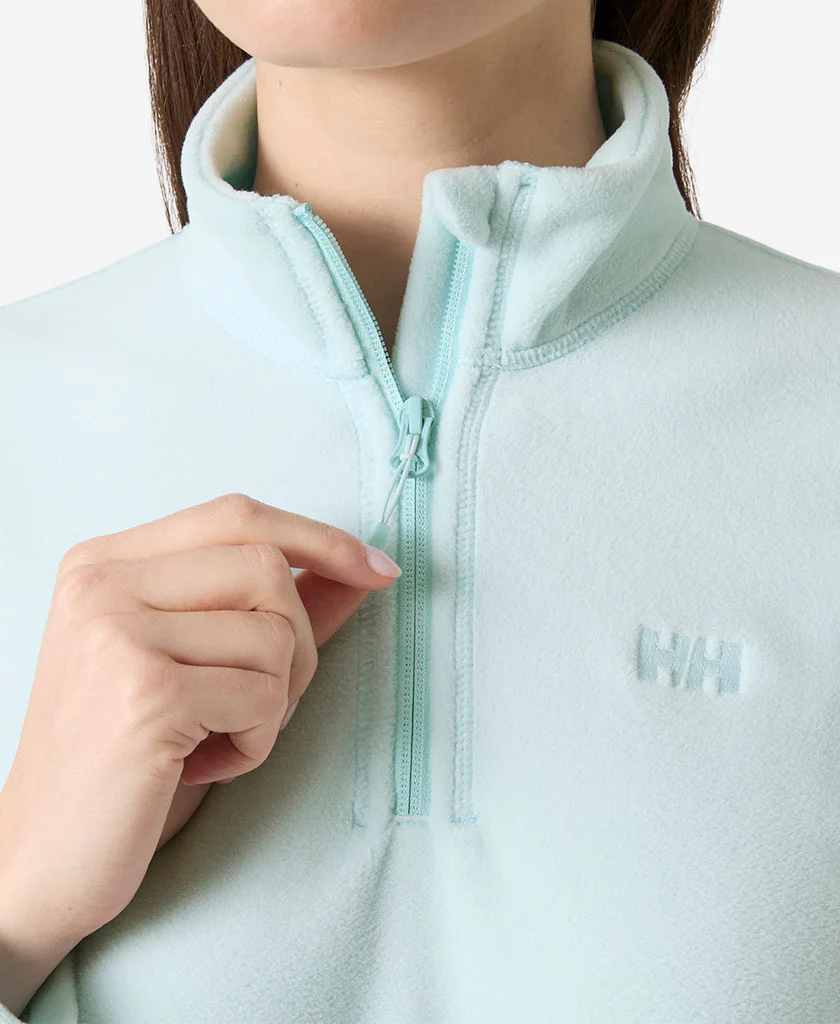 W DAYBREAKER 1/2 ZIP FLEECE, Barely Blue - Image 3