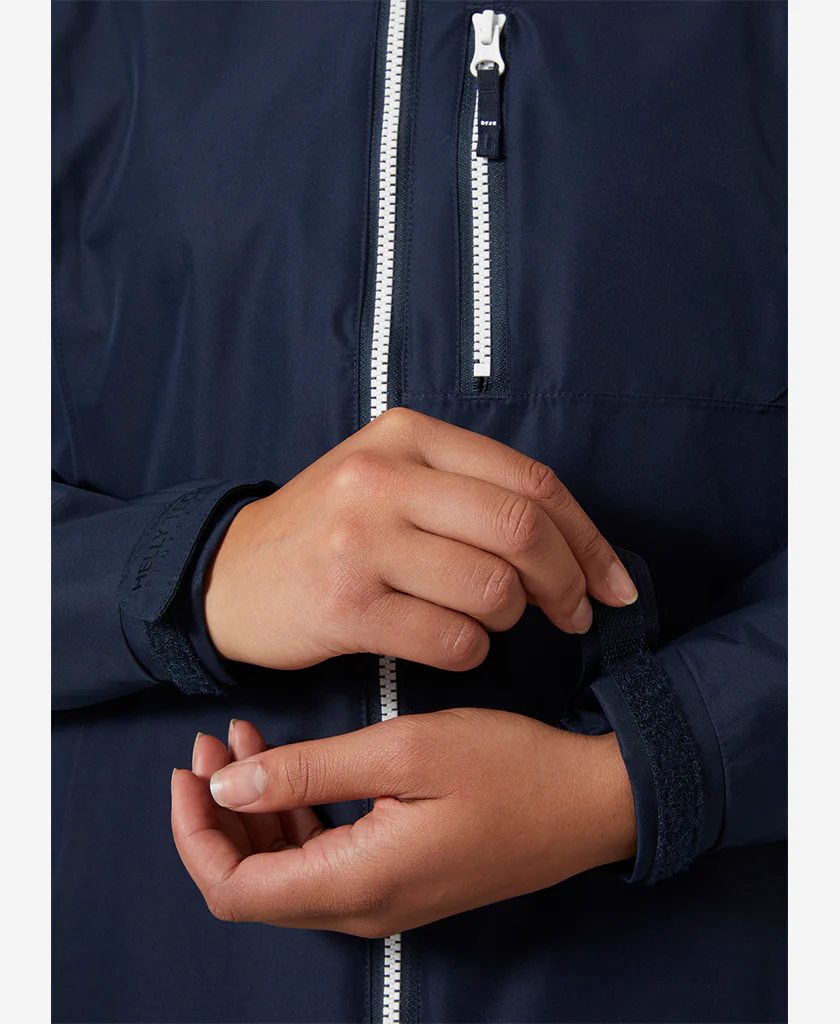 W LONG BELFAST JACKET, Navy - Image 6