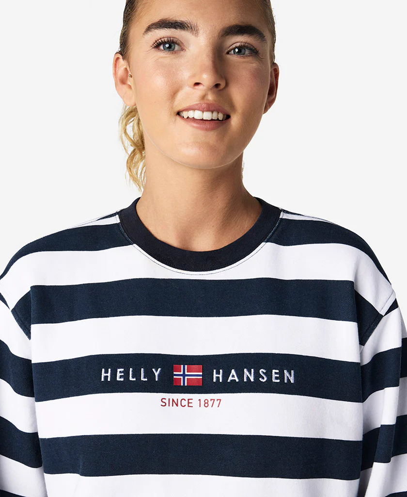 W NORDIC CREW FLEECE , Navy - Image 2