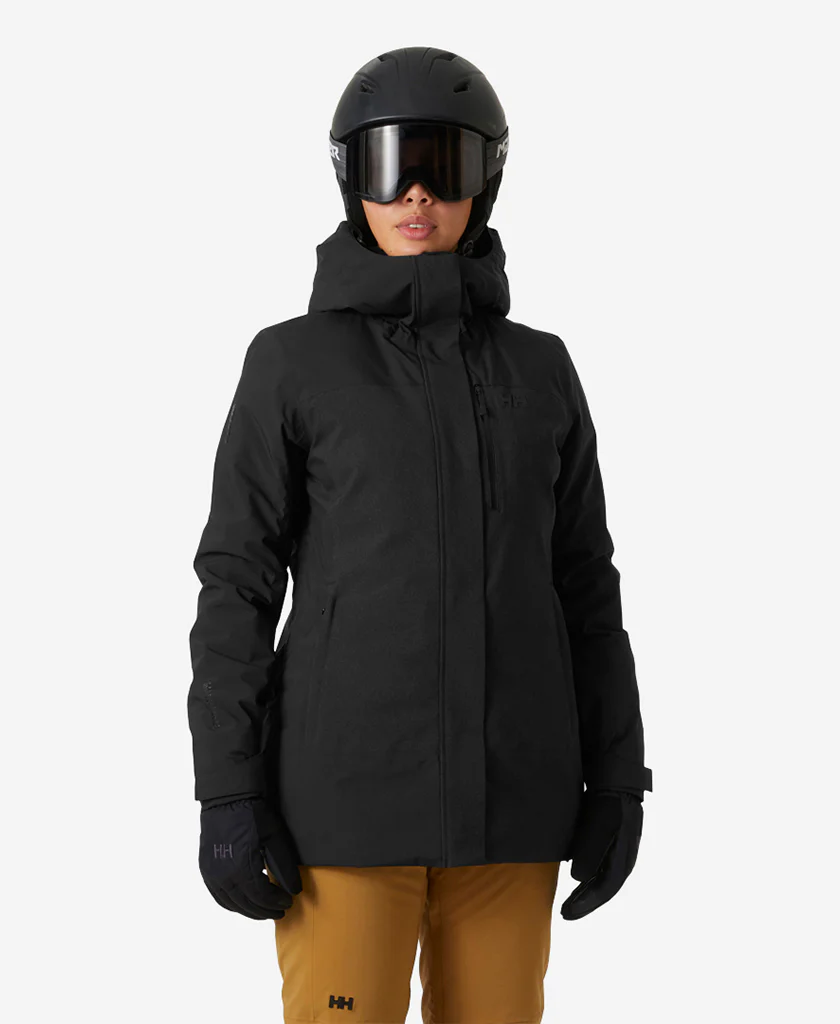 W SNOWPLAY LONG INS JACKET, Black