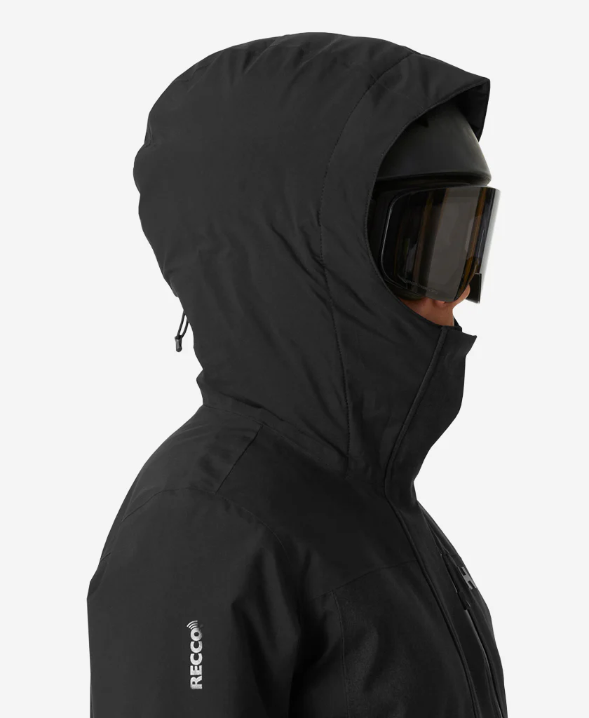 W SNOWPLAY LONG INS JACKET, Black - Image 3