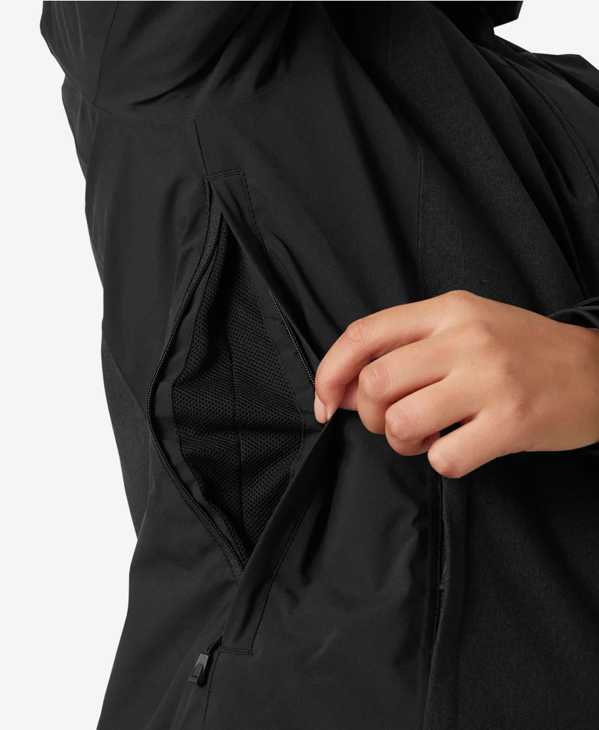 W SNOWPLAY LONG INS JACKET, Black - Image 7