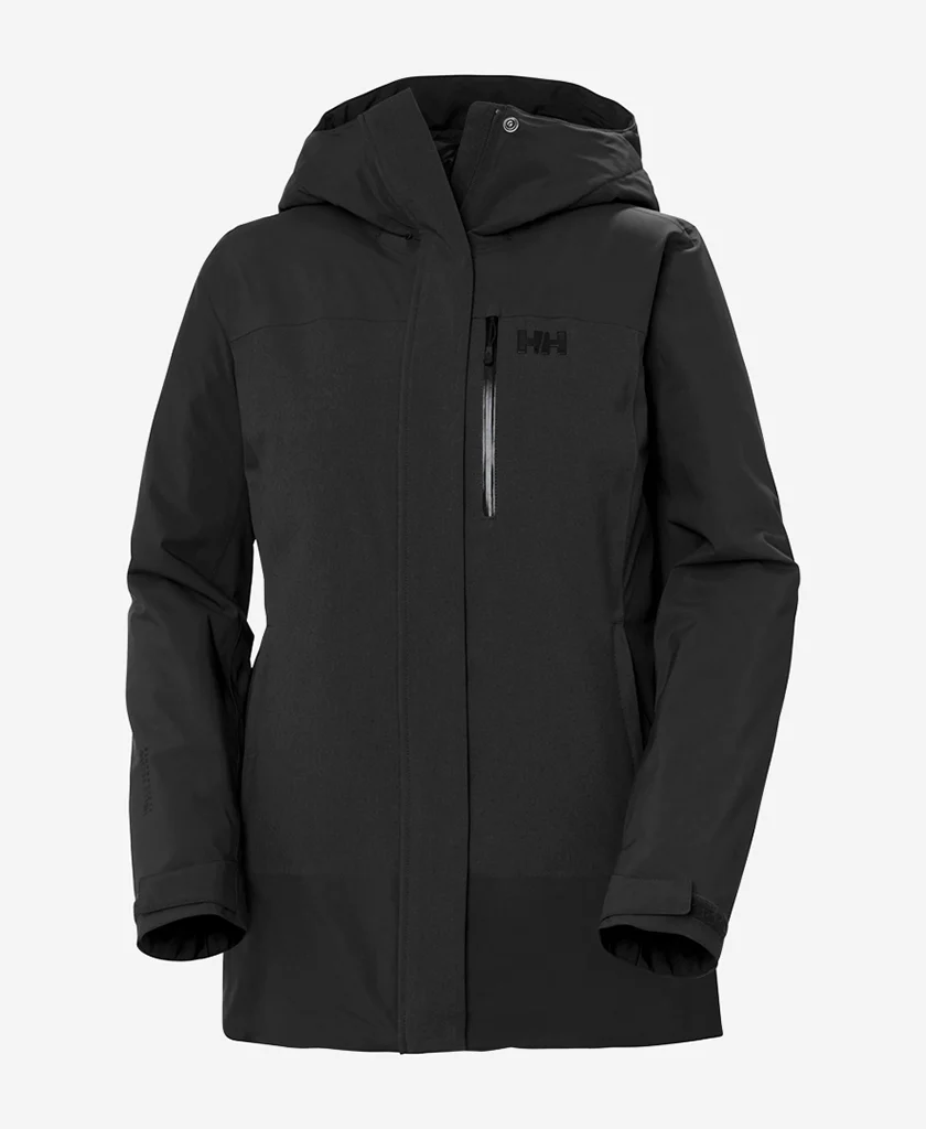 W SNOWPLAY LONG INS JACKET, Black - Image 9