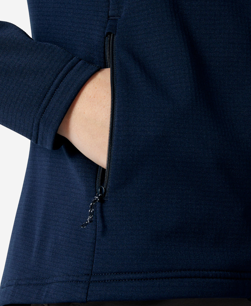 W VERSALITE FLEECE JACKET, Navy - Image 4